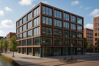 Exterieur van het kantoor in Amsterdam