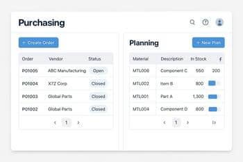 Inkoop en planning die in één scherm samenkomen