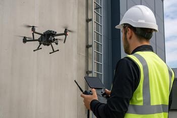 Alternatief voor rope access dankzij drone