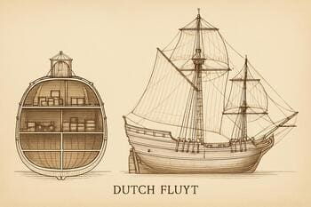 Doorsnede en profiel van een Nederlandse fluit