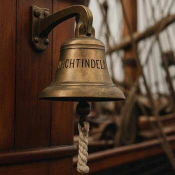 Scheepsbel als signaal voor wachtindeling